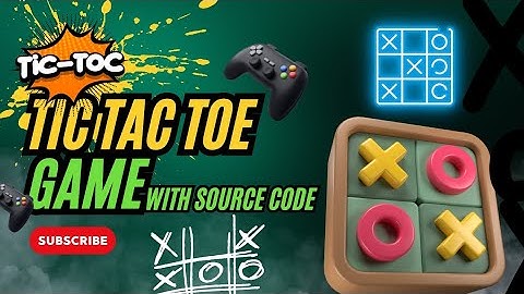 How to Create a Tic Tac Toe Game in C++ | Step-by-Step Tutorial Tic Tac Toe Game in with Source Code