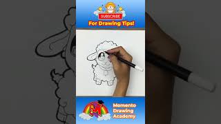 How To Draw Cute Sheep Step By Step Beginner Guide Step By Step #simpledrawing #sheep #shorts