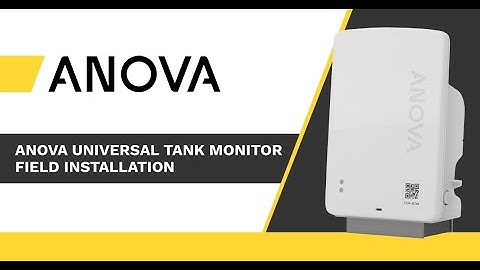 Anova UTM - Field installation