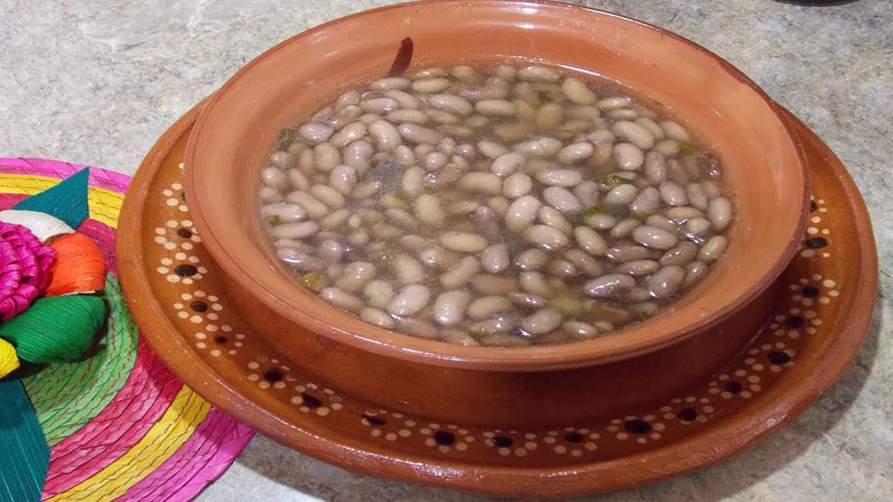 Frijoles de la olla a mi manera receta básica YouTube
