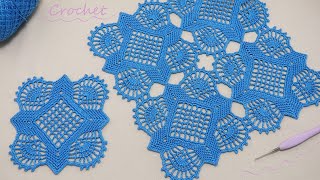 Ажурные КВАДРАТНЫЕ МОТИВЫ вязание крючком МК🧶SUPER Beautiful Pattern Crochet square motifs
