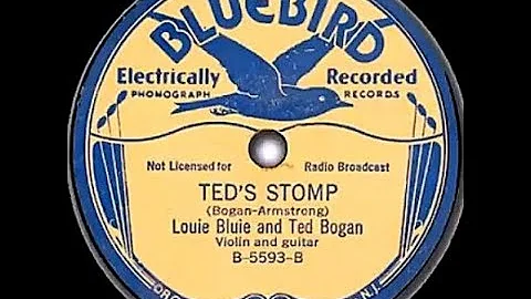 Louie Bluie & Ted Bogan - Ted's Stomp (1934) [Coun...