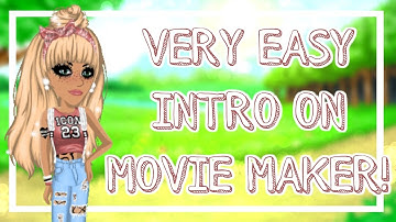 HOW TO MAKE A REALLY EASY MSP INTRO ON MOVIE MAKER!