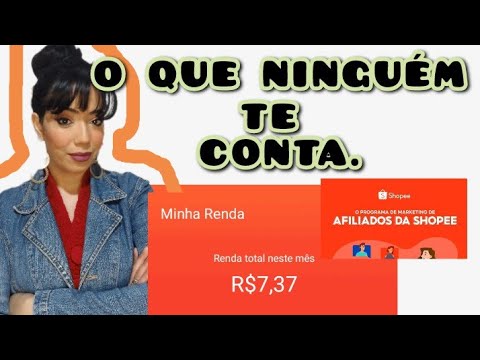 AFILIADO SHOPEE ? COMEÇANDO A JORNADA., VALE A PENA?