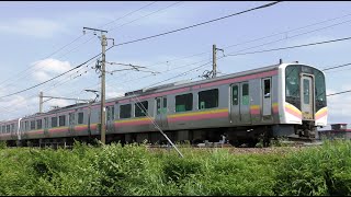 E129系B3+A23編成 447M【4K】 長岡→新潟→内野 信越本線下り