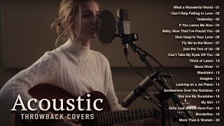 Acoustic Love Songs | Greatest Hits| Throwback Covers | Top 80s & 90s | Classic | Best Female | Old
