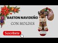 !!COMO HACER !!!  ( BASTON NAVIDEÑO RENO)