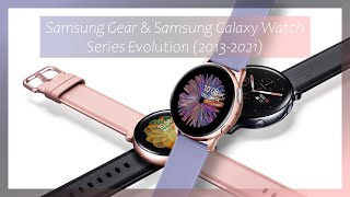 Samsung Gear & Galaxy Watch Evolution (2013 – 2021)