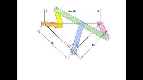 1042   Six bar linkage for reversing rotation
