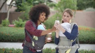 Laura Carlson-Lum Credit Karma Commercial  "New Moms"