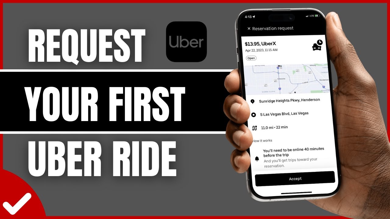How to Request Your First Uber Ride (Full Guide) - YouTube