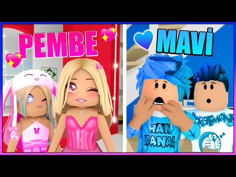 🔥BROOKHAVEN PEMBE 💖MAVİ 💙 SAKLAMBAÇ YARIŞI | KÜBRA NİSA 😱 ROBLOX