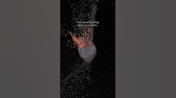 Spinning Nondeformable Pyramid vs. Mercury 💥😳 #spacesim