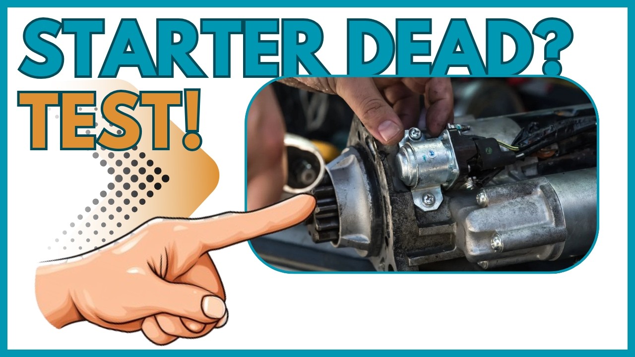 Bad Starter? How to Test a Starter Motor with a Multimeter - YouTube