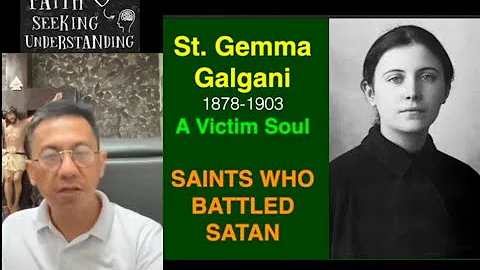 St. Gemma Galgani , Isang Halimbawa ng Victim Soul...