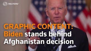 Biden speech on Afghanistan: defends withdrawal, blames Afghan government for Taliban takeover