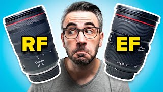 Comparing Canon RF 2470 f2.8 vs EF 2470 f2.8 II