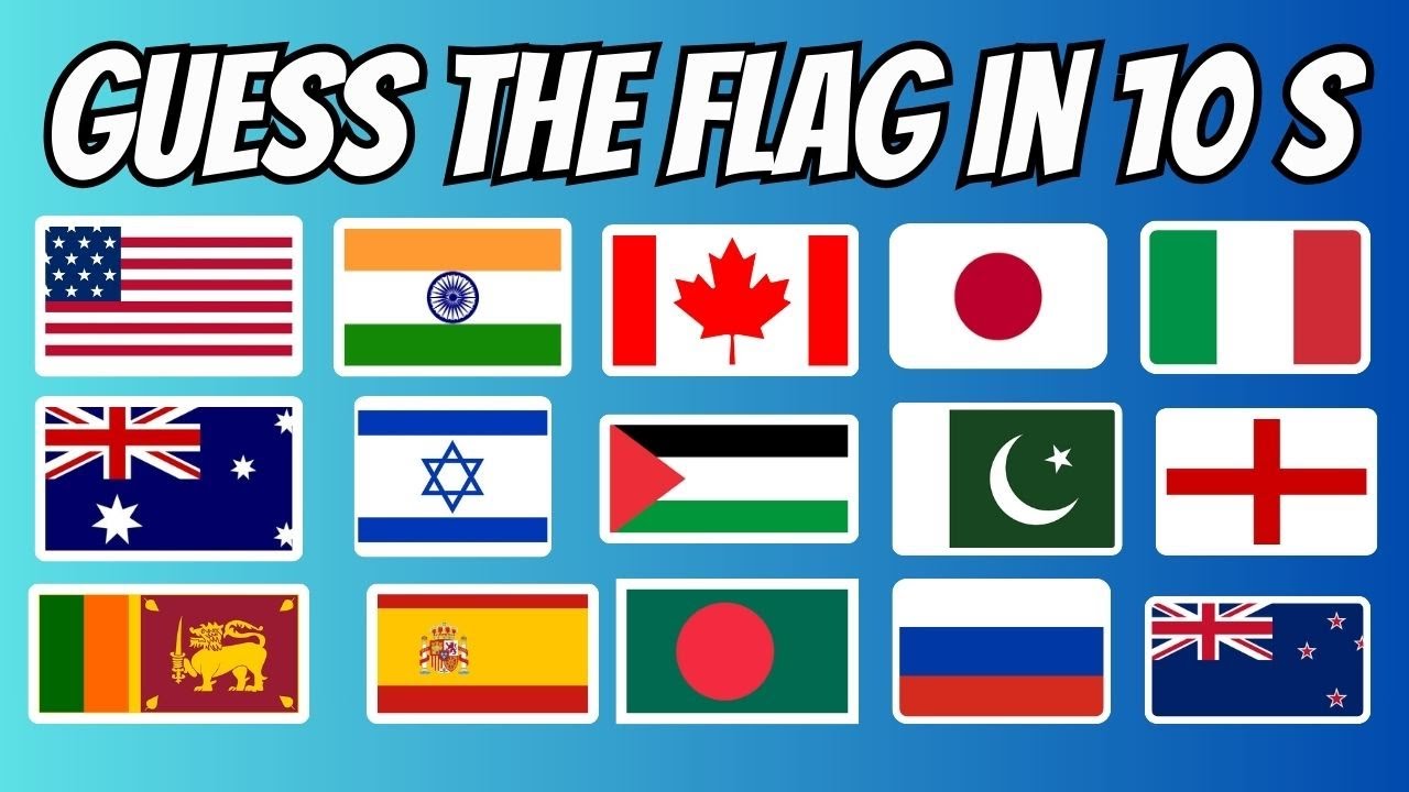 Flag Guessing Game How Many Flags Can You Identify? YouTube