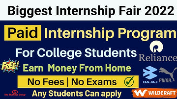 Reliance Online Internship | Puma & Bajaj Internships for Students | With Internship Certificate
