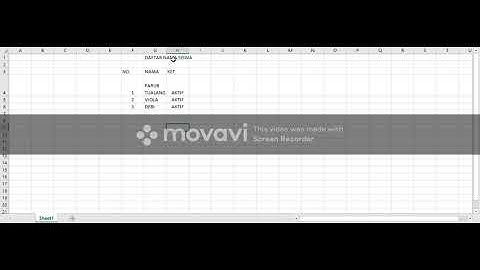 Fungsi dan cara menggunakan Wrap Text & Merge Cell