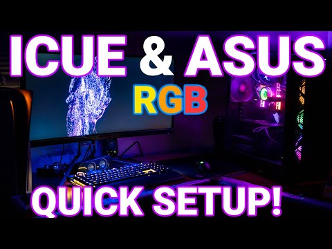 How to install ICUE and ASUS Aura! ICUE and ASUS Aura 2021 setup!