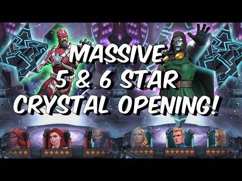 Massive 5 & 6 Star Crystal Opening! – BLACK WIDOW OR DOOM FINALLY?!?! – Marvel Contest of Champions