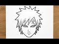 How to draw GAARA (Naruto) step by step, EASY