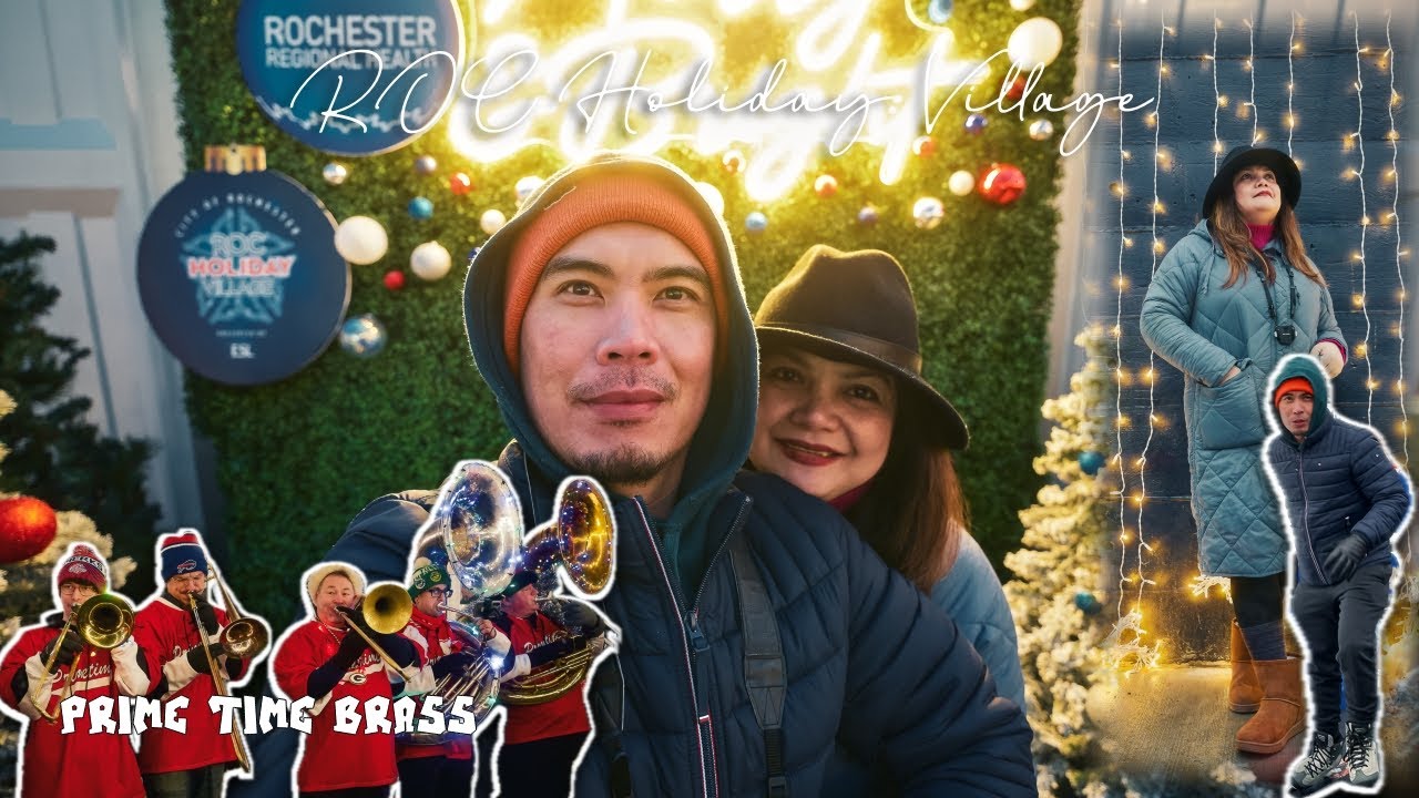 Ice Skating at ROC Holiday Village | Prime Time Brass | Rochester, New York