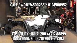 ATV MALAYSIA UTILITY LINHAI 200CC 4X2 FARM AND LEISURE USE - RODA-RODA ZUL