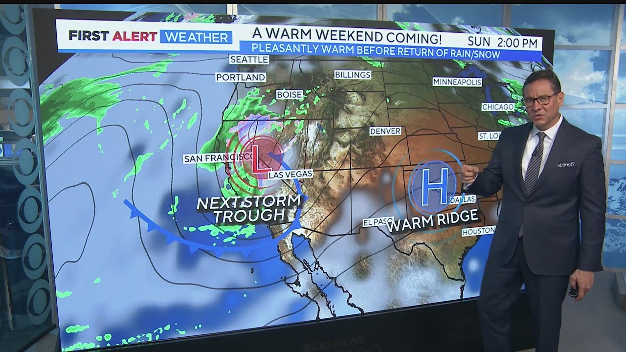 A warm weekend before next cool wave with rain and snow - YouTube