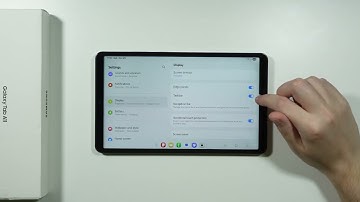 Samsung Galaxy Tab A11/A11+: De taakbalk in- en uitschakelen