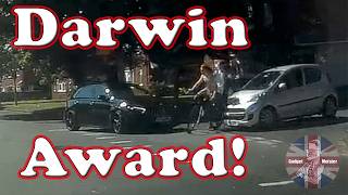 Cyclist has a close call! .. | UK Dash Cam Compilation 202