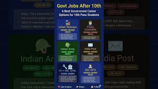 Government jobs to try after 10th class