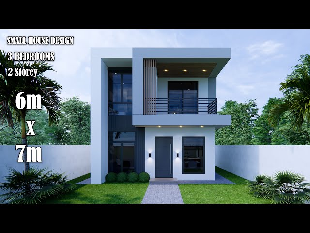 2 Storey Simple Modern House Design  Minimalist house design, Simple  house, Simple house design