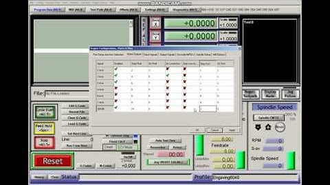 Cài đặt toàn bộ các thông số trục chính trong Mach3