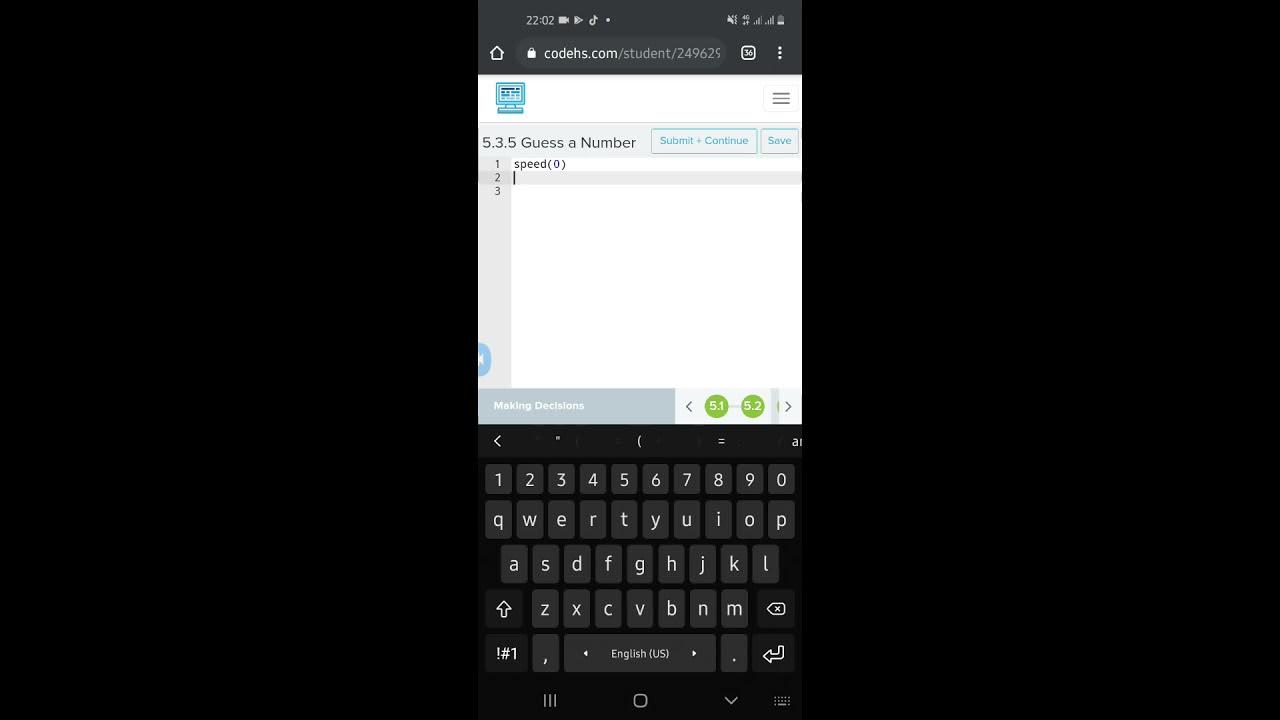 5 3 5 codehs youtube