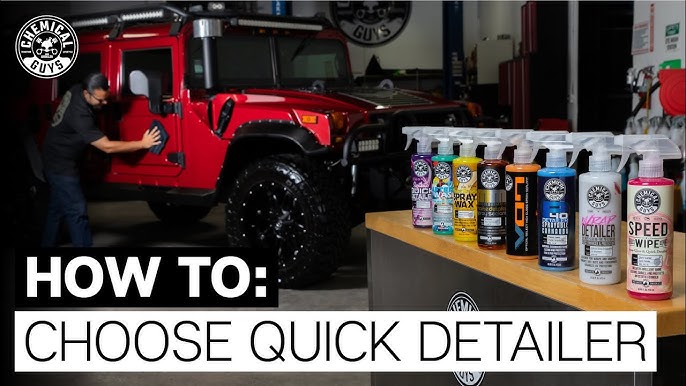 Detail Garage - What's your favorite Chemical Guys quick detailer?⁣ ⁣  Clean, shine, and protect in one easy step with Synthetic Quick Detailer!⁣  ⁣ Synthetic Quick Detailer is the ultimate quick detail