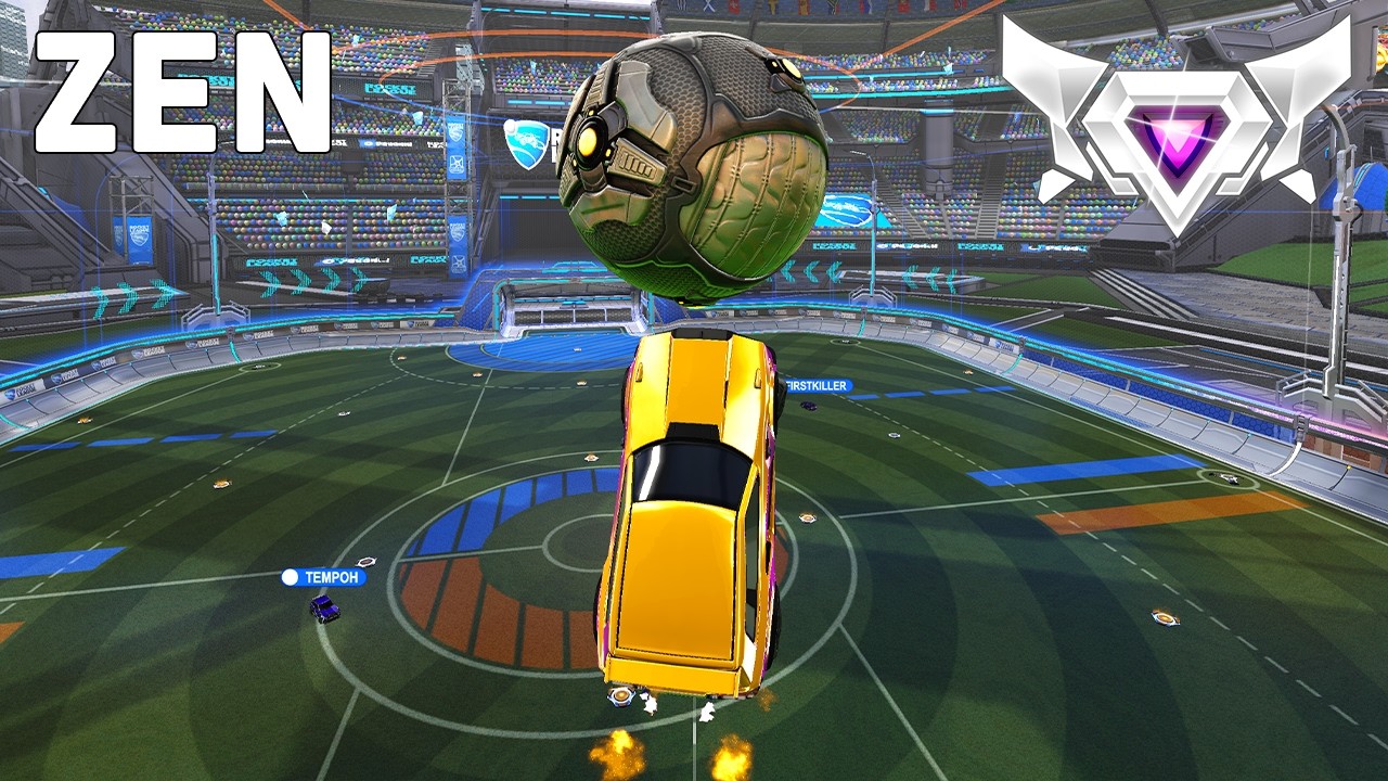 ZEN Rocket League Gameplay 1 HOUR (SSL 2v2)