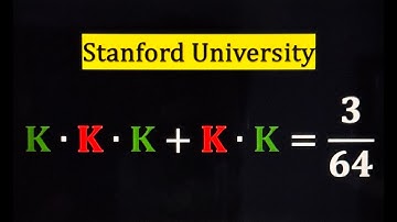 Stanford University Interesting Algebra Question - Find K #japan #maths #jeemains #iitjee
