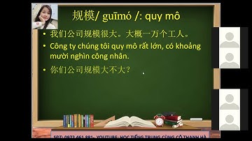 BÀI 1- CƠ CẤU CHỨC VỤ PHÒNG BAN BẰNG TIẾNG TRUNG ( PHẦN TỪ VỰNG)
