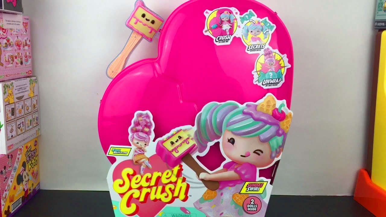 Secret Crush Jumbo Doll Set Unboxing Sundae Swirl & Mini Doll Dessert Themed Toy Opening