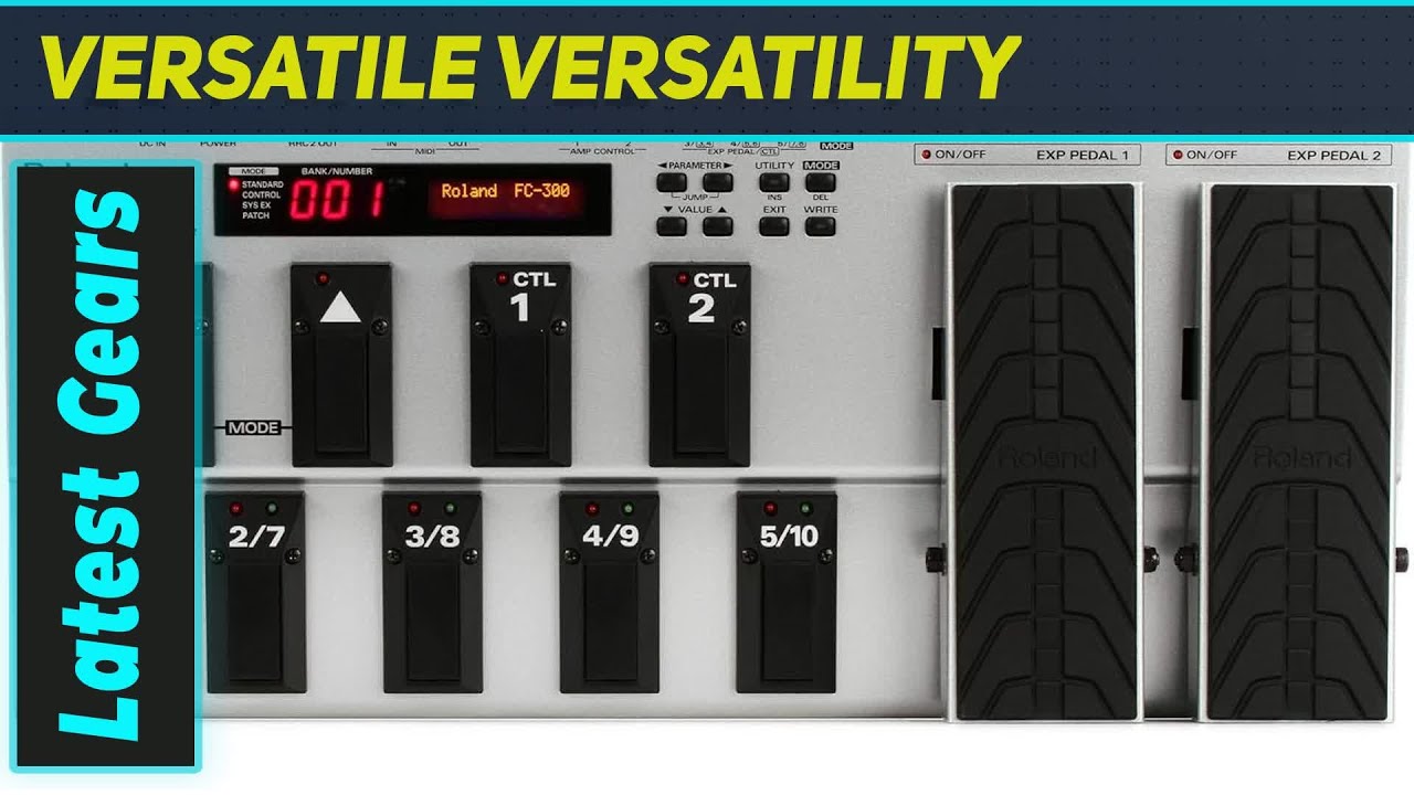 Roland FC-300: The Ultimate MIDI Foot Controller - YouTube