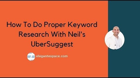 How to Do Keyword Research With Neil Patel