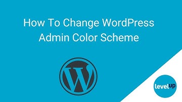 How To Change Your WordPress Dashboard Color Scheme