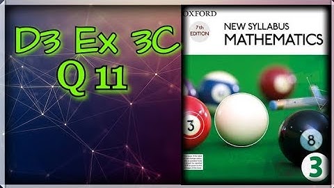 Q11 || Ex-3C || NSM || D3 || Linear Inequalities || O