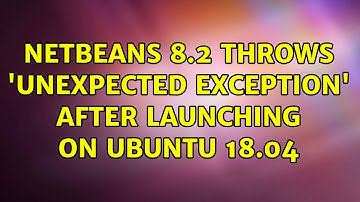 Ubuntu: Netbeans 8.2 throws 