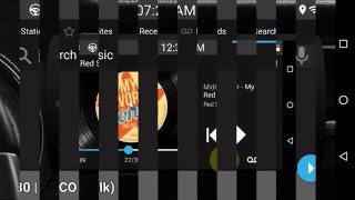 Quick tour of DashLinQ drive mode dashboard Android app media player plugins screenshot 3