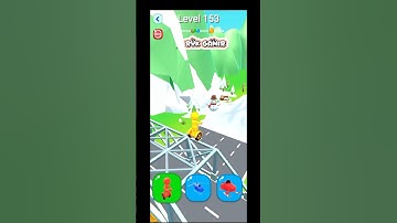 Shape-shifting Funny Race Gameplay new hyper casual games #shorts #gameplay #shapeshifting#level 153