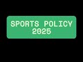 National Sports Policy 2025 Explained | 5 Pillars + 7th Schedule Challenge | PIB July 1 Update UPSC