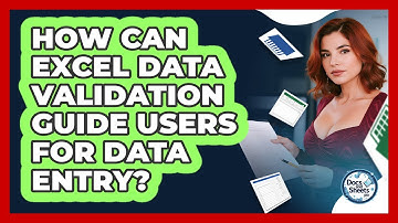 How Can Excel Data Validation Guide Users For Data Entry? - Docs and Sheets Pro